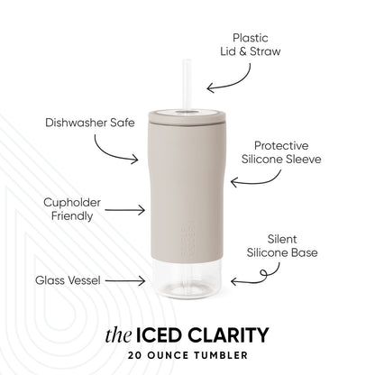 Iced Clarity Cup - 20oz