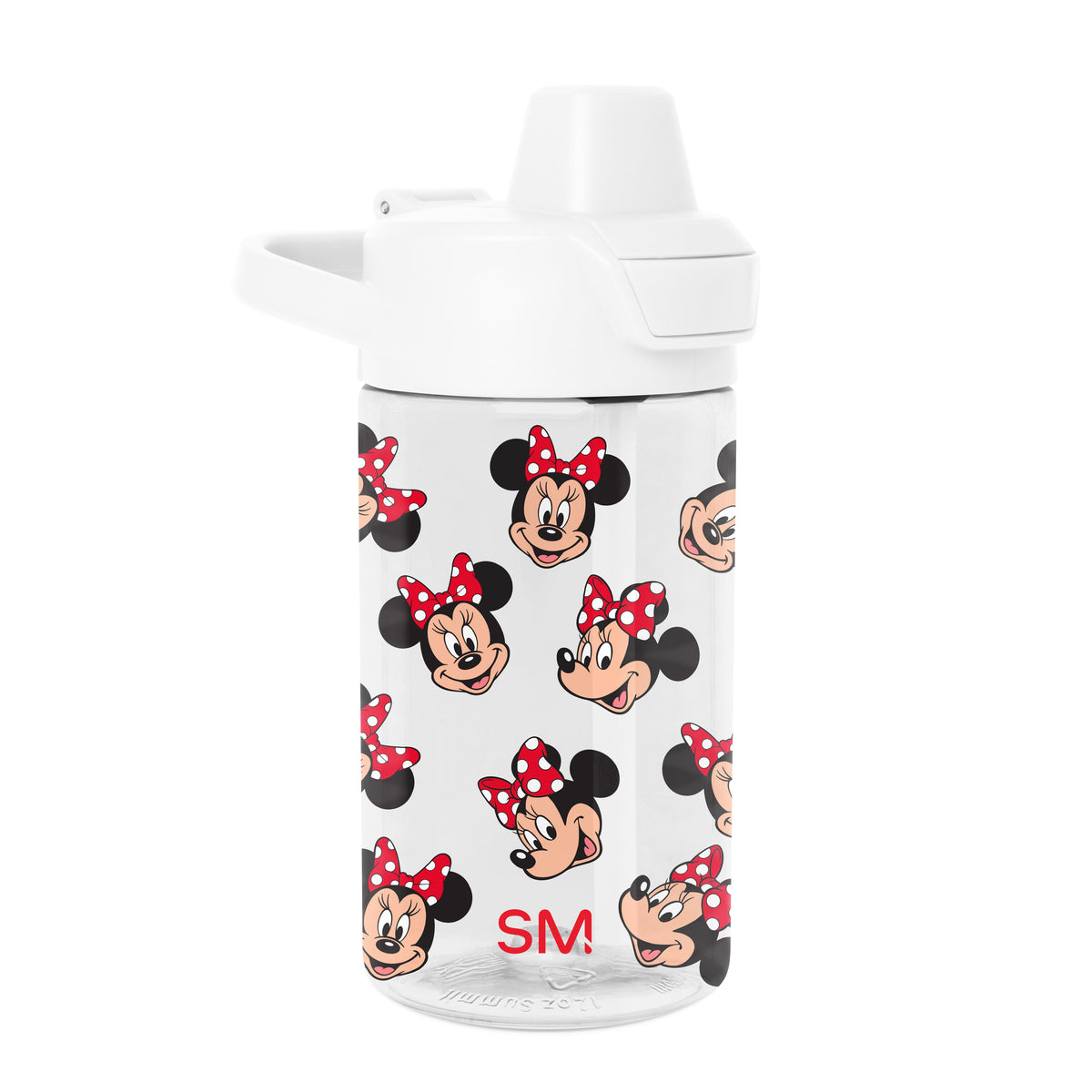 Summit Kids Plastic Water Bottle with Simple Flip Straw Lid